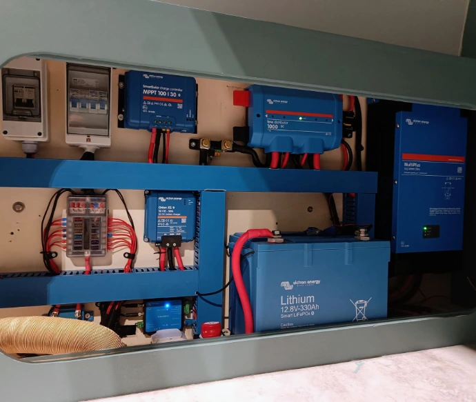 Victron installatie in camper