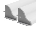 Carbest zonnepaneel-montagespoilerset alu 550 mm | wit (2)