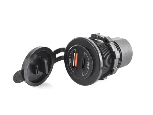 [811211] USB A/C oplaadaansluiting - 12/24V